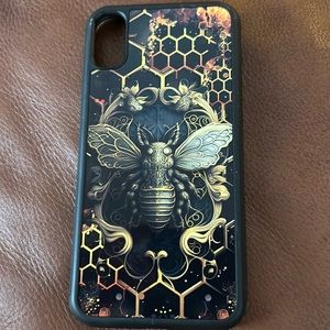 iPhone X phone case, bee design